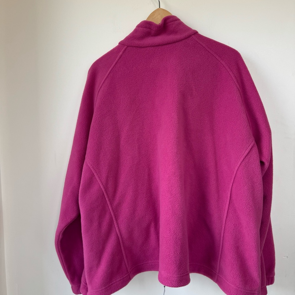 Columbia Women's Magenta Fleece Jacket - Picture 3 of 3
